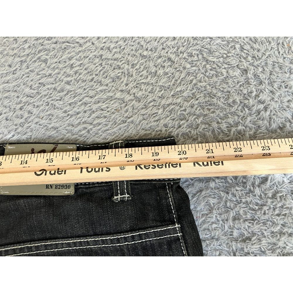 RIC Shorts Adult 38x14.5 Black Denim Bermuda Baggy Skater Urban Jean Mens‎ - Picture 9 of 11